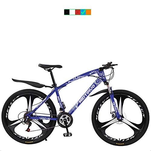 Mountain Bike : Mountain Bike Shock Absorber Bike 3 Leaf One Wheel Student Car Adult 26 Inch Bike 5 Colors OptiOnal