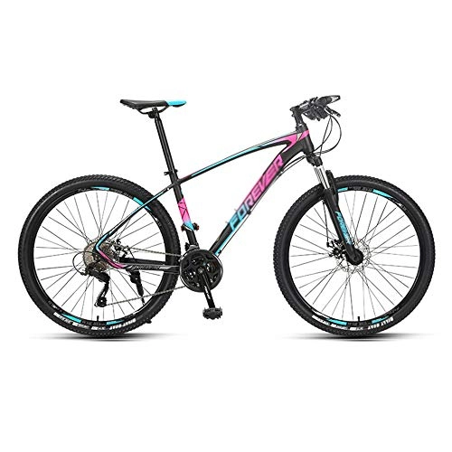 Mountain Bike : Mountain Bike, Variable Speed Bike, 27.5-inch Wheels, 27-Speed, Low-Span Aluminum Alloy Frame, Line Disc Brake and Double Shock-Absorbing Bike, Suitable for Adults, Middle School Students / A /