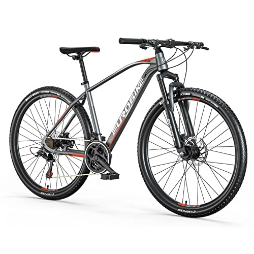 Mountain Bike : Mountain Bike, X3 29inch Mountain Bicycle, 21Speed Mountain Bike, Dual Disc Brake Mens Mountain Bicycle (X3-EU gray)