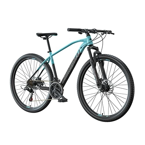 Mountain Bike : Mountain Bike, X3 29inch Mountain Bicycle, 21Speed Mountain Bike, Dual Disc Brake Mens Mountain Bicycle (X3-KT blue)