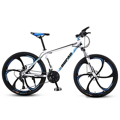 Mountain Bike : Mountain Bike Youth Adult Mens Womens Bicycle MTB Mountain Bike / Bicycles, Front Suspension and Dual Disc Brake, 26inch Wheels, Carbon Steel Frame, 21-speed , 24-speed , 27-speed Mountain Bike for Women Me