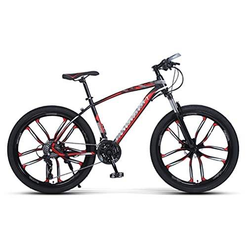 Mountain Bike : Mountain, Commuter, City Bike, Multiple Speed Mode Options, 26-Inch Ten-Spindle Wheels, Suitable for Men / Women / Teenagers, Multiple Colors