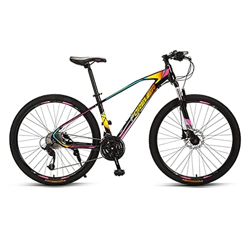 Mountain Bike : Mountain Road Bikes, Commuter City Bikes, 26 / 27.5inch Wheels, 27-Speed Line Disc Brakes / Hydraulic Disc Brake, Suitable for Men / Women / Teenagers, Various Colors