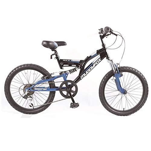 Mountain Bike : Muddyfox Boys Recoil 20 Mountain Bike Black / White 20 Inch
