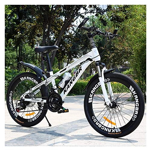 Mountain Bike : MUYINGASD Children's Student Mountain Sports Cross-Country Bicycle Boy 8-15 Years Old 20 Inch 22 Inch 24 Inch 26 Inch Adult Double Disc Brakes Shock Absorption, D, 24