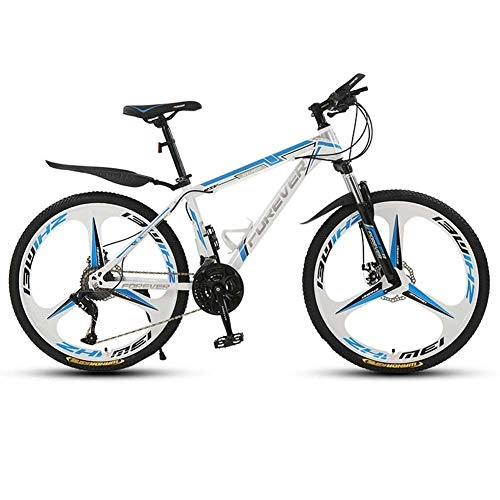 Mountain Bike : MXYPF Mountain Bike For Adult, 24-Inch Children'S Bicycle-21-Speed Transmission-High Carbon Steel Light Frame-Shock-Absorbing Front Fork-Suitable For All Terrain