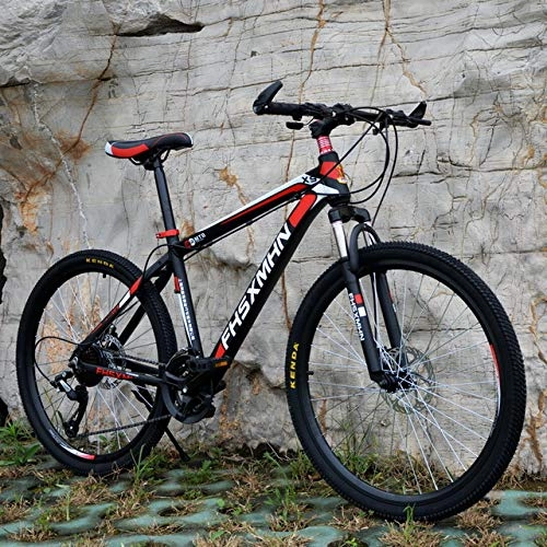 Mountain Bike : N\A ZGGYA Mountain Bike, 24 Speed / 26 Inch Road Mountain Bike Bicycle, Double Suspension Mountain Bike, Bycicles Hybrid, Adult Male Female Bicycles