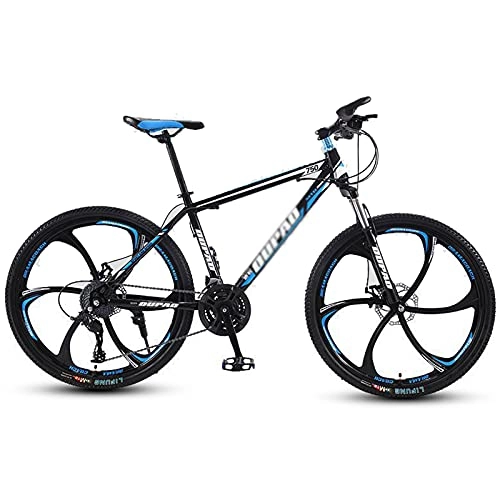 Mountain Bike : N / B Dual Suspension Mountain Bike, 26 Inch 27 Speed Front and Rear Disc Brake Mountain Bicycle with Adjustable Seat, for Commuting Outdoors