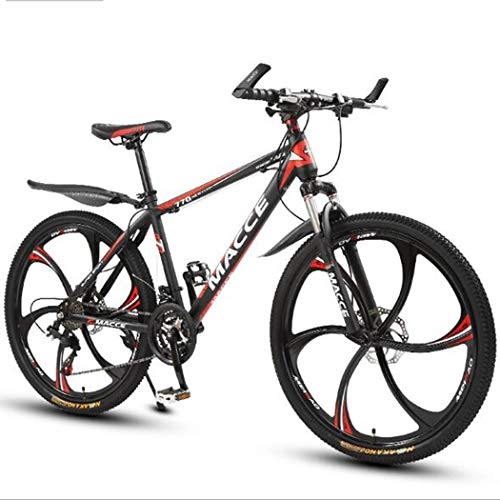 Mountain Bike : NANXCYR 27 Speed Mountain Bikes 26 Inch Bicycles MTB, High-carbon Steel Hardtail Mountain Bike, Off-road Bicycle Alloy Stronger Frame Disc Brake for Men and Women, E