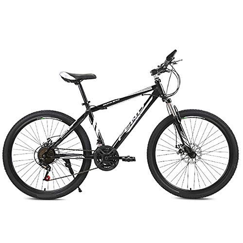 Mountain Bike : NBWE Mountain Bike Bicycle Double Disc Brake Speed Road Bike Male and Female Students Bicycle 21 Speed 26 Inch Commuter bicycle
