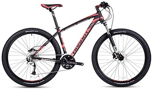 Mountain Bike : Nologo Bicycle 27-Speed Mountain Bikes, Men's Aluminum 27.5 Inch Hardtail Mountain Bike, All Terrain Bicycle with Dual Disc Brake, Adjustable Seat