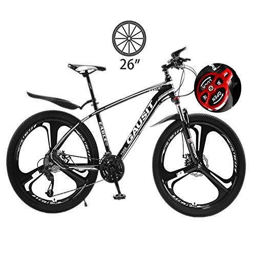 Mountain Bike : NYANGLI Mountain Bike, 26'' Aluminum Frame Bicycle Fork Suspension Variable Speed Bicycle.Wheels Double Disc Brakes Cycling, Racing Sport Outdoor Cycling, 26 INCH, 27 SPEED