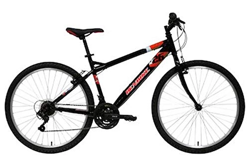 Mountain Bike : Off-Road Denbike Mens Rigid Mountain Bike, 26" Wheel - Black / Red