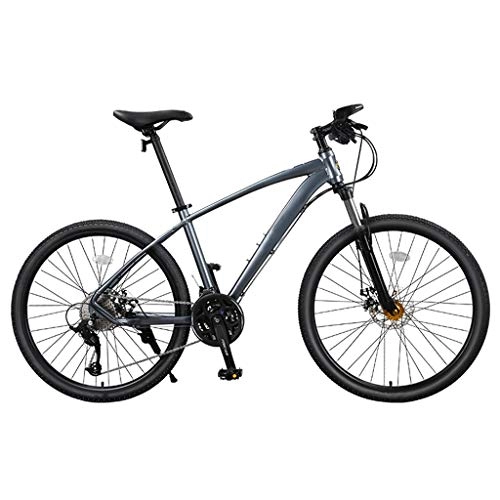 Mountain Bike : OFFA Lightweight Adult Mountain Bike 24 / 26 Inches, Variable Speed Road Bike Bicycle For Men And Women, 21 Speeds, Front And Rear Double Disc Brake Aluminum Alloy Pedals, Shock Absorber