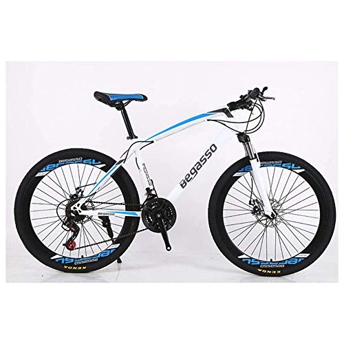 Mountain Bike : Outdoor sports Bicycle 26" Mountain Bike 21-30 Speeds High-Carbon Steel Frame Shock Absorption Mountain Bicycle