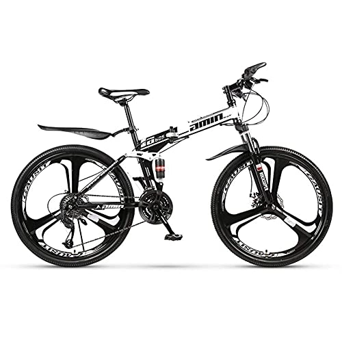 Mountain Bike : Outdoor sports Mountain Bike 30 Speed Dual Suspension Mountain Bike 26 Inches Wheels Bicycle Dual Disc Brakes