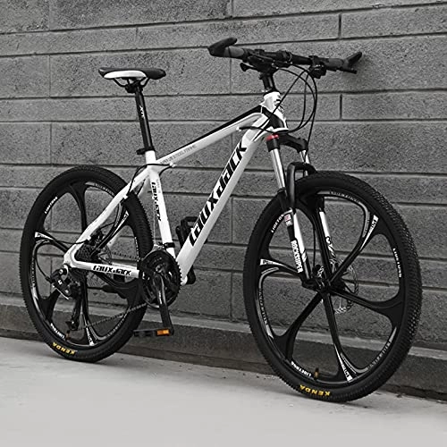 Mountain Bike : PBTRM Mountain Bike Outdoor Sports, 21 / 24 / 27 / 30 Variable Speed 26 Inches Cycling Sports Lightweight MTB Bicycle with Suspension Fork, Dual Disc Brake, Suitable for Men Women, D, 30 speed