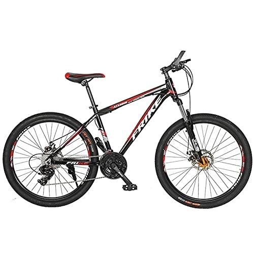 Mountain Bike : PBTRM Mountain Bikes 26 Inch, Adult Mountain Trail Bike, 27 Speed Bicycle, Dual Full Suspension Dual Disc Brake, Suitable for Men, Women And Teenagers