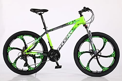 Mountain Bike : Phoenix Mountain Bike / Bicycle Aluminium Frame 21Speed (SHIMANO) 26" Wheel (Green)