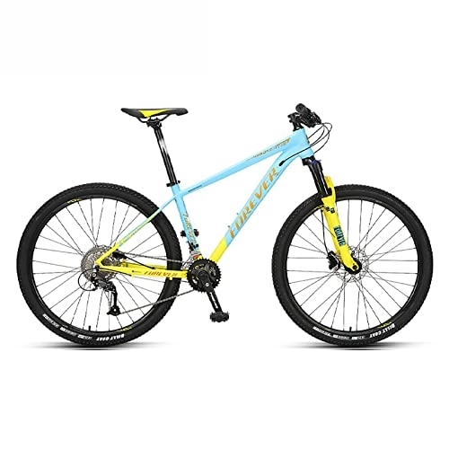 Mountain Bike : PhuNkz 27.5 inch Professional Racing Bike, Mountain Bike for Women Adult Aluminum Alloy Frame 18-Speed Off-Road Variable Speed Bicycle / Yellow / 27.5 Inches