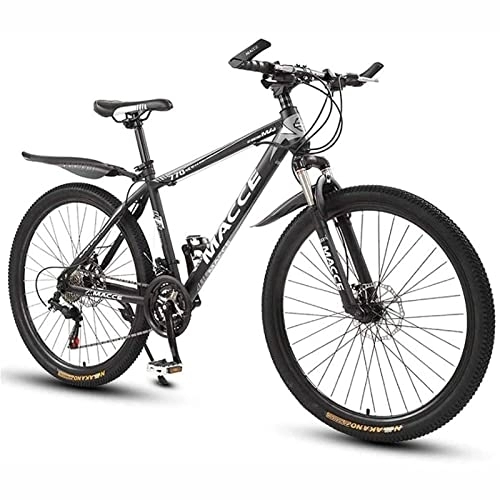 Mountain Bike : PhuNkz Professional Mountain Bike for Women / Men 26 inch Mtb Bicycles 21 / 24 / 27 Speeds Lightweight Carbon Steel Frame Front Suspension / a / 21 Speed