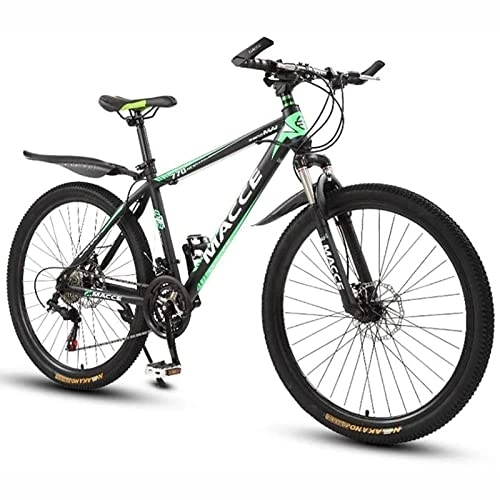 Mountain Bike : PhuNkz Professional Mountain Bike for Women / Men 26 inch Mtb Bicycles 21 / 24 / 27 Speeds Lightweight Carbon Steel Frame Front Suspension / D / 21 Speed