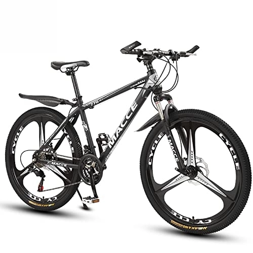 Mountain Bike : PhuNkz Professional Mountain Bike for Women / Men 26 inch Mtb Bicycles 21 / 24 / 27 Speeds Lightweight Carbon Steel Frame Front Suspension / G / 21 Speed