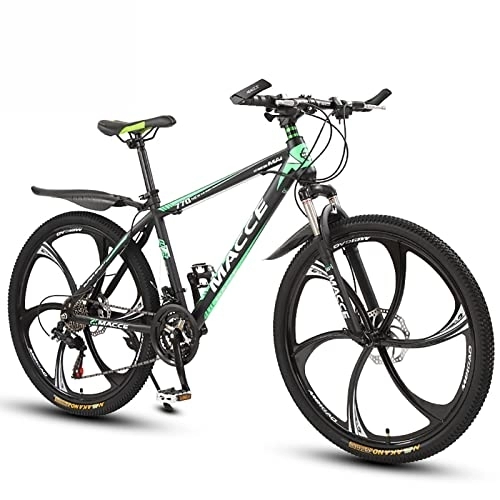 Mountain Bike : PhuNkz Professional Mountain Bike for Women / Men 26 inch Mtb Bicycles 21 / 24 / 27 Speeds Lightweight Carbon Steel Frame Front Suspension / I / 21 Speed