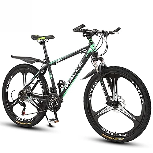 Mountain Bike : PhuNkz Professional Mountain Bike for Women / Men 26 inch MTB Bicycles 21 / 24 / 27 Speeds Lightweight Carbon Steel Frame Front Suspension / Q / 24 Speed