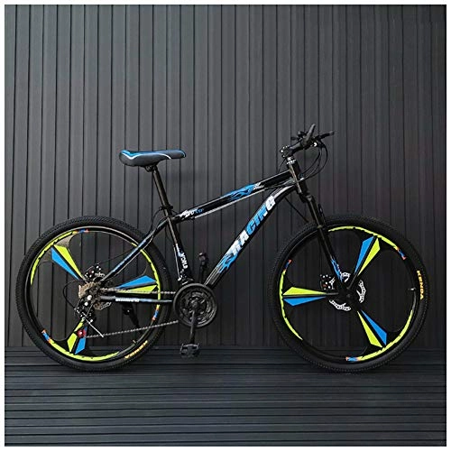 Mountain Bike : QIMENG 26 Inch Mountain Bike 21 / 24 / 27 / 30 Speed Drivetrain Adult Mountain Bike Beach Snowmobile Bicycle Mens Women Carbon Steel Bicycle Hardtail Suitable for Height 160-180Cm, C, 27 speed