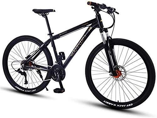 Mountain Bike : QXX Mountain Bikes, 27.5 Inch Big Wheels Hardtail Mountain Bike, Overdrive Aluminum Frame Mountain Trail Bike, Mens Women Bicycle (Color : Gold, Size : 27 Speed)