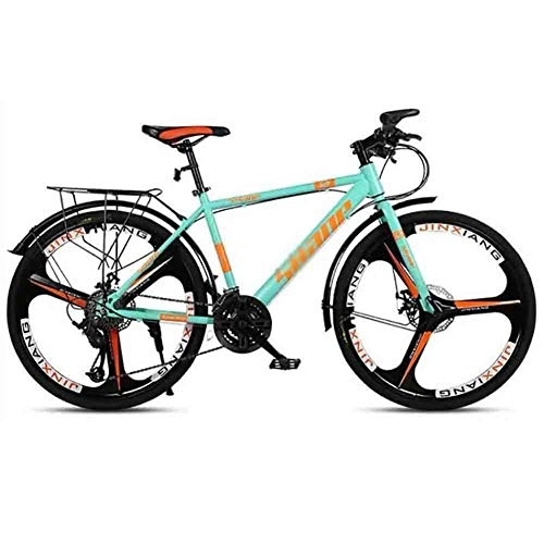 Mountain Bike : Road Bikes MTB Bicycle Road Bicycles Mountain Bike Adult Adjustable Speed For Men And Women 26in Wheels Double Disc Brake Off-road Bike (Color : Blue, Size : 27 speed)