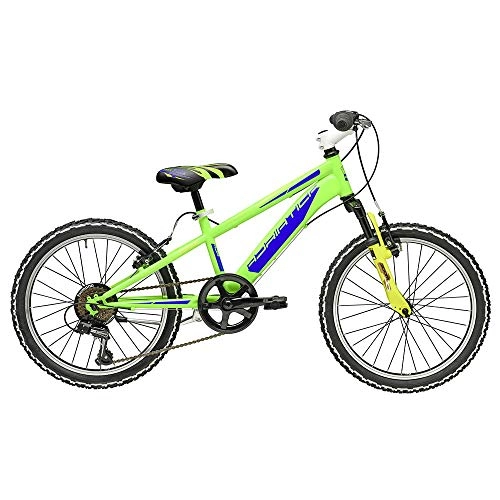Mountain Bike : Rock 20"Bike Child of cycles Adriatica with Front Fork Suspension Forks, Verde - Blu