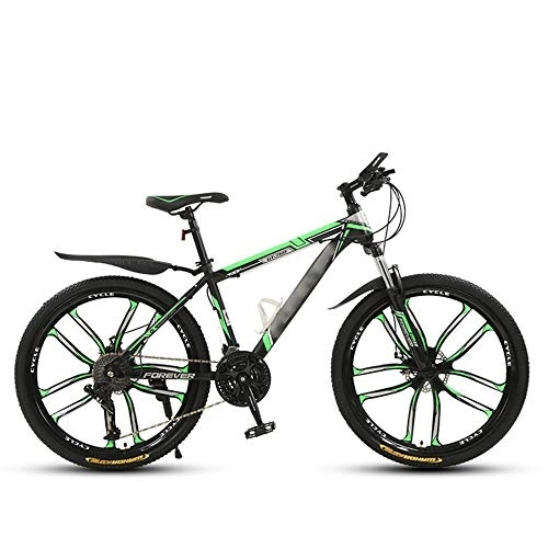 Mountain Bike : SANJIANG Mountain Bike, Outdoor Sports Exercise Fitness, Cycling Sports Mountain Bikes Suitable For Men And Women Cycling Enthusiasts, Green-24in-24speed