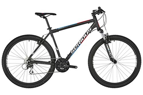 Mountain Bike : SERIOUS Eight Ball MTB Hardtail 27, 5" black Frame Size 38cm 2018 hardtail bike