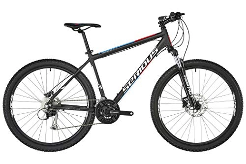 Mountain Bike : SERIOUS Eight Ball MTB Hardtail 27, 5" Disc black Frame Size 46cm 2018 hardtail bike