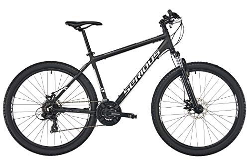Mountain Bike : SERIOUS Rockville MTB Hardtail 27, 5" Disc black Frame Size 46cm 2018 hardtail bike