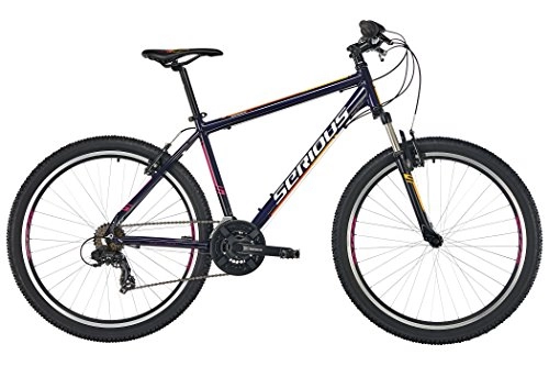Mountain Bike : SERIOUS Rockville MTB Hardtail 27, 5" purple Frame Size 46cm 2018 hardtail bike