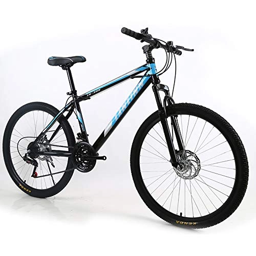 Mountain Bike : SIER Aluminum alloy 26 inch mountain bike disc brake v brake off-road adult speed mountain men and women bicycle, Blue