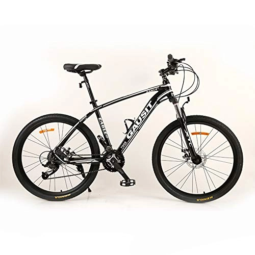 Mountain Bike : SIER Aluminum alloy bicycle 26 inch 30 speed variable speed off-road damping mountain bike, Black