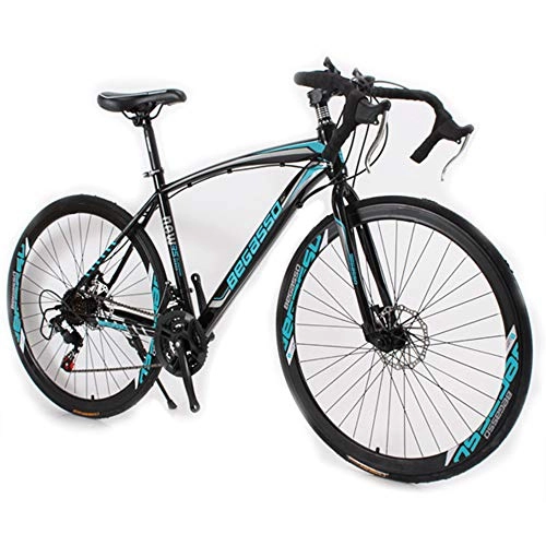 Mountain Bike : SIER Mountain bike variable speed bicycle adult male and female students bent bicycles 21 accelerated mountain bike, Blue