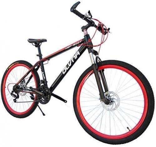 Mountain Bike : Suge 26 inch bicycle double disc brake mountain bike speed student fiets Men Women City Commuter Bicycle, Perfect for Road Or Dirt Trail Touring (Color : Red)