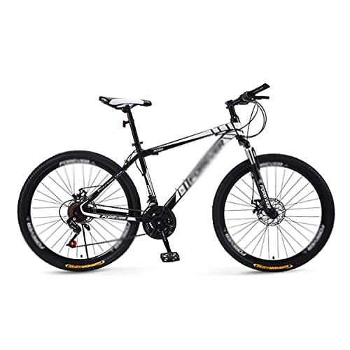 Mountain Bike : T-Day Mountain Bike 21 Speed Road Bike 26 Inch 3 Spoke Wheels Carbon Steel Frame Road Bike Disc Brake Bicycle Suitable For Men And Women Cycling Enthusiasts(Size:21 Speed, Color:Black)