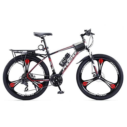 Mountain Bike : T-Day Mountain Bike 27.5 Inch 24-speed Mountain Bike Bicycle For Adults Mens Womens Outdoors Sport Cycling Road Bikes Exercise Bikes Carbon Steel Frame With Dual Disc Brake(Size:27 Speed, Color:Red)