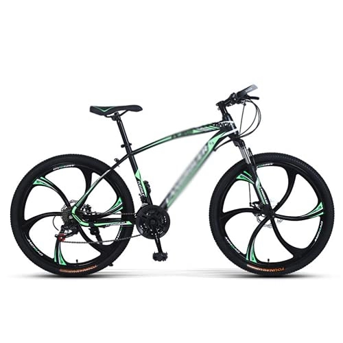 Mountain Bike : T-Day Mountain Bike Mountain Bike 21 / 24 / 27 Speed MTB Bike Dual Disc Brake 26 Inches Wheel Dual Suspension Bicycle(Size:21 Speed, Color:Green)