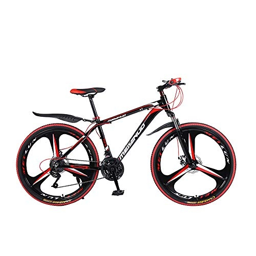 Mountain Bike : TATANE Aluminum Alloy Mountain Bike, Disc Brake Adult 26 Inch Suspension, Soft Tail Frame 21 / 24 / 27 Speed Outdoor Couple Student Bicycle, A, 26 inch 27 speed
