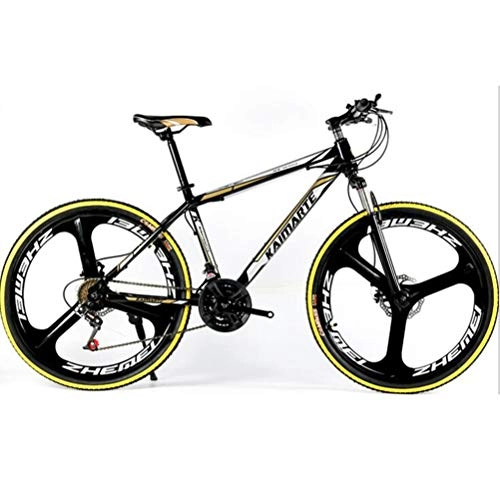 Mountain Bike : Tbagem-Yjr Mens Mountain Bike 24 Inch Dual Disc Brakes City Road Bicycle 21 Speed Commuter City Hardtail Bike (Color : D)
