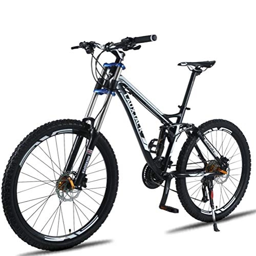 Mountain Bike : Tbagem-Yjr Sports Leisure Men And Women 26 Inch Mountain Bike, City Road Bicycle Mens MTB (Color : Black, Size : 24 speed)