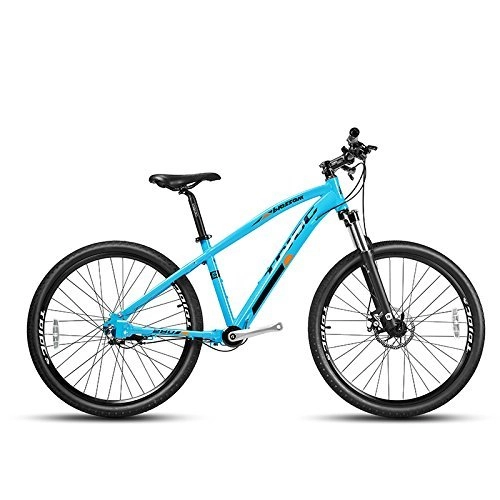 Mountain Bike : TDJDC JDC-280, Shaft Drive Mountain Bike for Men and Women, 15.6 / 17 inch, 3 Speed, V / Disc Brake, No-chain MTB Bicycle (Blue, 26 17")