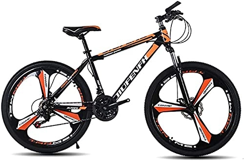Mountain Bike : The New 26 Inch Mountain Bike Bicycle Premium Cross-Country Mountain Bike 27 Speed Rear Derailleur Front and Rear Disc Brakes Suspension-red 24 speed 24 inch